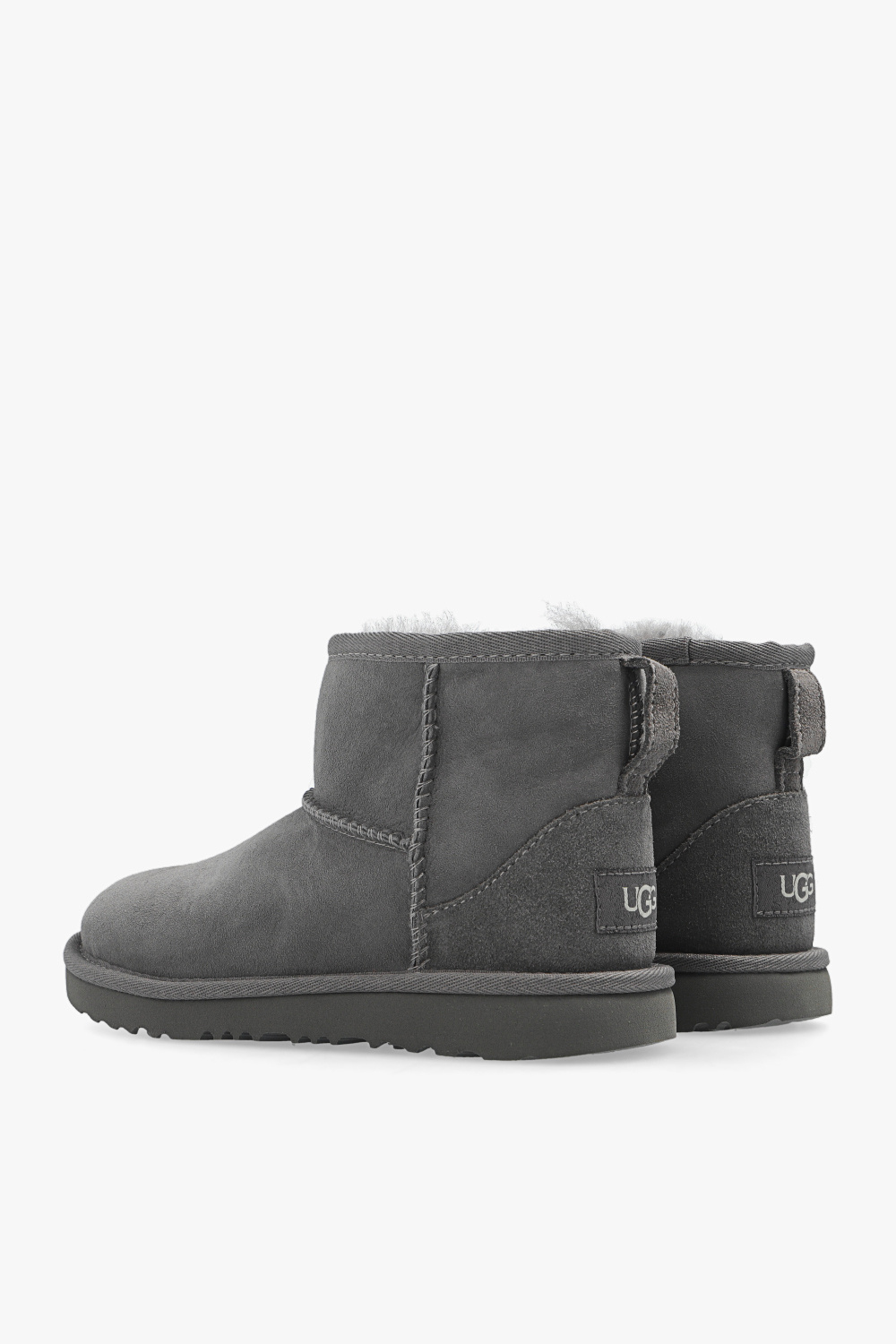 Grey ugg clearance snow boots